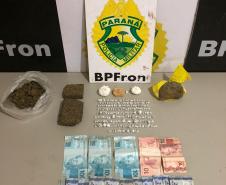 BPFron aborda casa e encaminha casal com crack, maconha e cocaína pela Operação Hórus em Guaíra