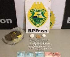 BPFron aborda casa e encaminha casal com crack, maconha e cocaína pela Operação Hórus em Guaíra