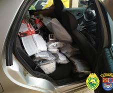 Produtos contrabandeados e 170 quilos de maconha são apreendidos pela PM no Noroeste do estado