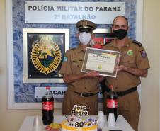 Veterano da PM é homenageado no Dia do Soldado em Jacarezinho, no Norte Pioneiro