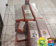 BPRv apreende mais de 120 quilos de maconha em situações distintas no Noroeste do estado