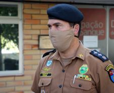 Cadetes da Polícia Militar doam sangue no Hemepar de Curitiba