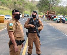 Balanço parcial da Polícia Militar do Paraná da Megaoperação Divisas Integradas tem 59 prisões e 16 armas de fogo apreendidas