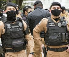 Mais de 300 policiais militares estão nas ruas da região Central da Capital pela Operação Saturação