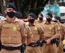 Mais de 300 policiais militares estão nas ruas da região Central da Capital pela Operação Saturação