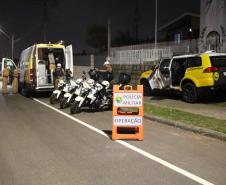 Bloqueios de trânsito e abordagens são foco da Operação Especializada do BPTran em Curitiba