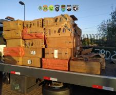 BPFron apreende R$ 175 mil em cigarros contrabandeados no Oeste do estado