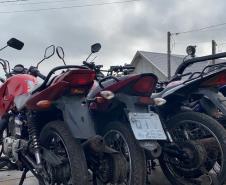 Desmanche com sete motos furtadas é descoberta pelo BPGd em Piraquara, na RMC