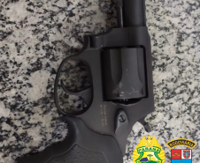 BPRv apreende mais de 50 quilos de maconha e um revólver em situações distintas