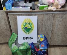 BPRv apreende produtos contrabandeados e recuperaram dois veículos em diferentes regiões do estado
