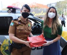 Polícia Militar doa quase 500 brinquedos a campanha Paraná Piá do Governo do Estado