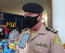 Polícia Militar doa quase 500 brinquedos a campanha Paraná Piá do Governo do Estado