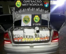 Na Operação Metrópolis, PM apreende mais de 17 quilos de maconha e 427 garrafas de vinhos no Sudoeste do estado