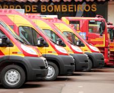 Governador entrega 15 novas viaturas para o Corpo de Bombeiros