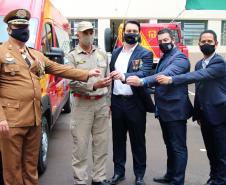 Governador entrega 15 novas viaturas para o Corpo de Bombeiros