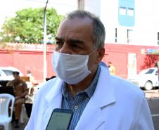 Banda da PM faz apresentação para pacientes do Hospital Pequeno Príncipe em comemoração ao Dia das Crianças