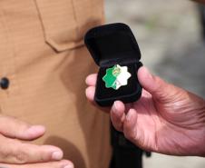 Após quase 40 anos na Reserva Remunerada, subtenente da PM recebe homenagem da Banda de Música em Curitiba