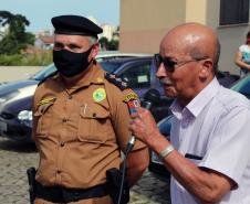 Após quase 40 anos na Reserva Remunerada, subtenente da PM recebe homenagem da Banda de Música em Curitiba