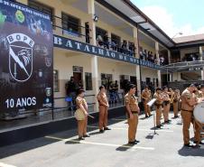 BOPE comemora 10 anos de criação com entrega de medalhas em Curitiba