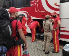 Paraná envia nova equipe de bombeiros para o Pantanal