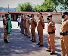 Comandante-Geral da PM recebe Medalha de Mérito do 21º BPM em Francisco Beltrão (PR)