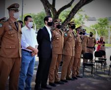 Comandante-Geral da PM recebe Medalha de Mérito do 21º BPM em Francisco Beltrão (PR)