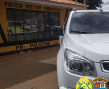 BPRv recupera caminhonete roubada no Oeste do estado