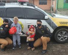 Batalhão da PM faz doação de brinquedos no Centro-Sul do estado