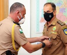 Subcomandante-Geral da PM recebe medalha Mérito Rodoviário e Mérito da Casa Militar
