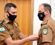 Subcomandante-Geral da PM recebe medalha Mérito Rodoviário e Mérito da Casa Militar