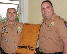 Ao completar 30 anos de serviço, policial militar é homenageado no Sudoeste do estado