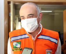Oficiais da Polícia Militar recebem Medalha de Mérito da Defesa Civil no Quartel do Comando-Geral em Curitiba