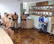 Policiais militares são homenageados pelos serviços prestados em Curitiba