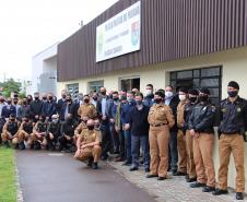 Pelotão de Trânsito do 17º Batalhão inaugura nova sede em São José dos Pinhais, na RMC