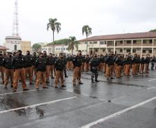 Polícia Militar comemora o Dia da Bandeira Nacional em todo o Paraná