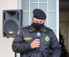 Polícia Militar comemora o Dia da Bandeira Nacional em todo o Paraná