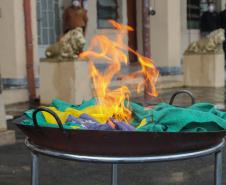 Polícia Militar comemora o Dia da Bandeira Nacional em todo o Paraná