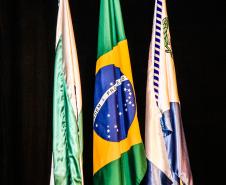 Batalhão da PM em Curitiba comemora oito anos de criação com entrega de medalhas e troca de Comando