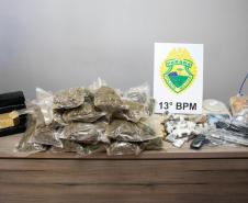 Em Curitiba, PM deflagra Operação Azteca e prende sete pessoas e mais de 15 quilos de maconha