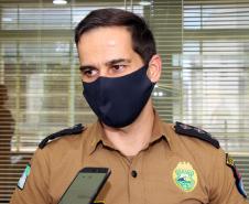 Policiais militares do Mato Grosso (MT) fazem visita técnica ao Quartel do Comando-Geral da PM em Curitiba