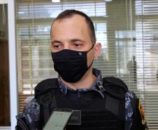 Policiais militares do Mato Grosso (MT) fazem visita técnica ao Quartel do Comando-Geral da PM em Curitiba