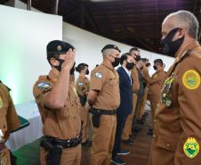 Batalhão da PM de Colombo, na RMC, celebra oito anos de criação com entrega de medalhas