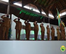 Batalhão da PM de Colombo, na RMC, celebra oito anos de criação com entrega de medalhas