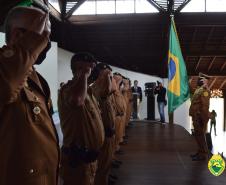 Batalhão da PM de Colombo, na RMC, celebra oito anos de criação com entrega de medalhas