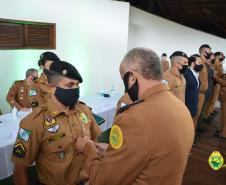 Batalhão da PM de Colombo, na RMC, celebra oito anos de criação com entrega de medalhas