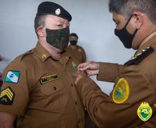 Batalhão da PM de Colombo, na RMC, celebra oito anos de criação com entrega de medalhas