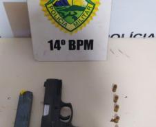 Pistolas e revólver são apreendidos durante abordagens distintas da PM em Foz do Iguaçu