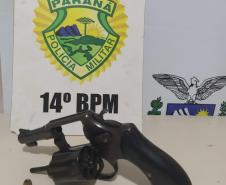 Pistolas e revólver são apreendidos durante abordagens distintas da PM em Foz do Iguaçu