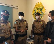 Subcomando-Geral da PM e secretário da Segurança Pública fazem visita técnica em unidades da PM e Corpo de Bombeiros em Londrina