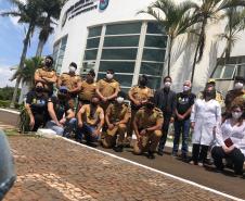 Subcomando-Geral da PM e secretário da Segurança Pública fazem visita técnica em unidades da PM e Corpo de Bombeiros em Londrina